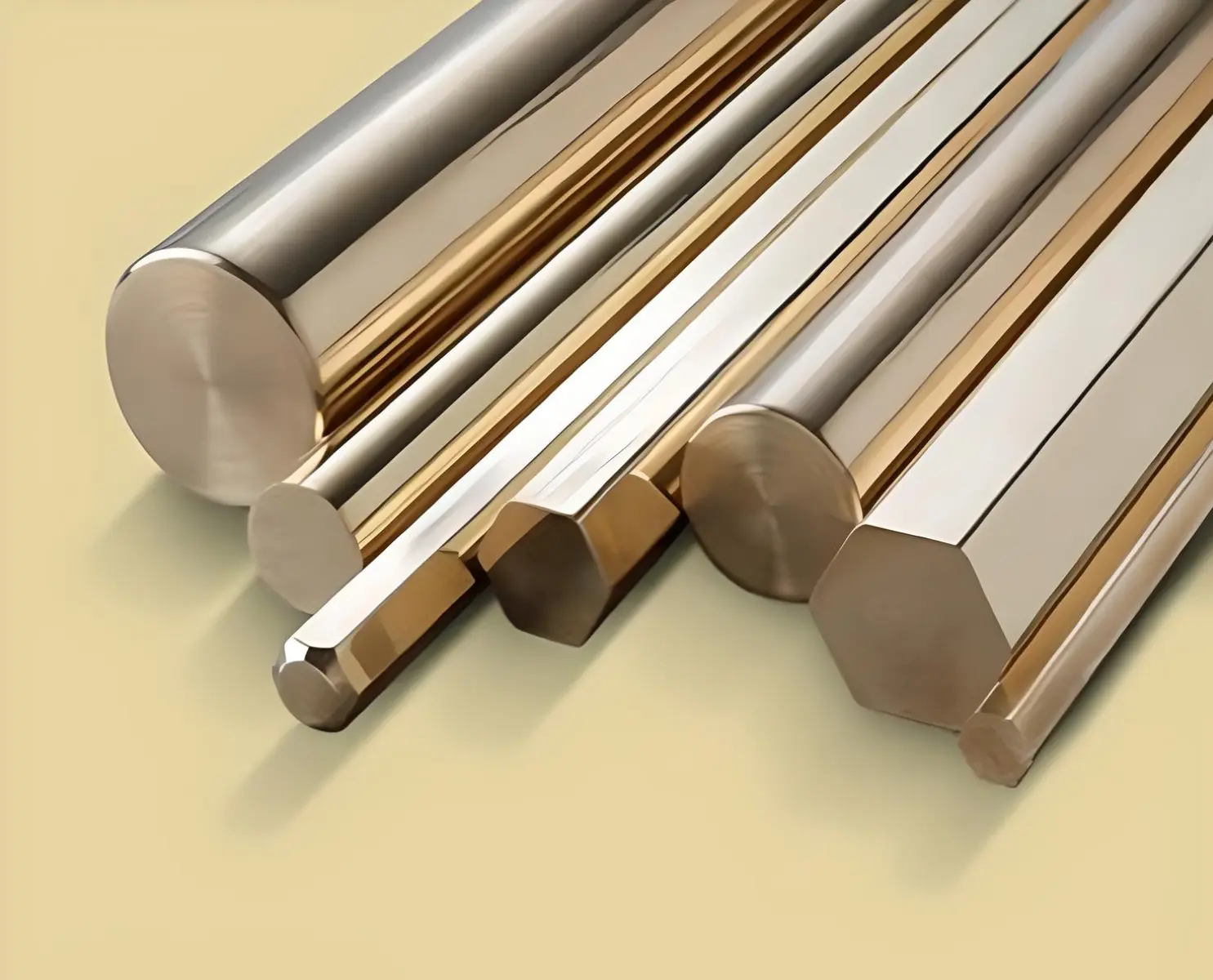 Different shapes of steel bars