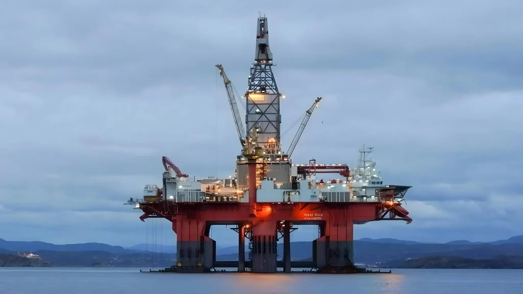 Offshore oil rig